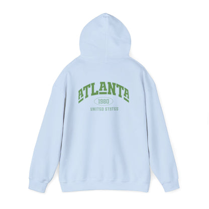Atlanta Vintage Hooded Sweatshirt - Cozy Casual Wear for Every Occasion, Unisex Sweatshirt, Retro Hoodie, Gift for Atlanta Fans Boho Wear