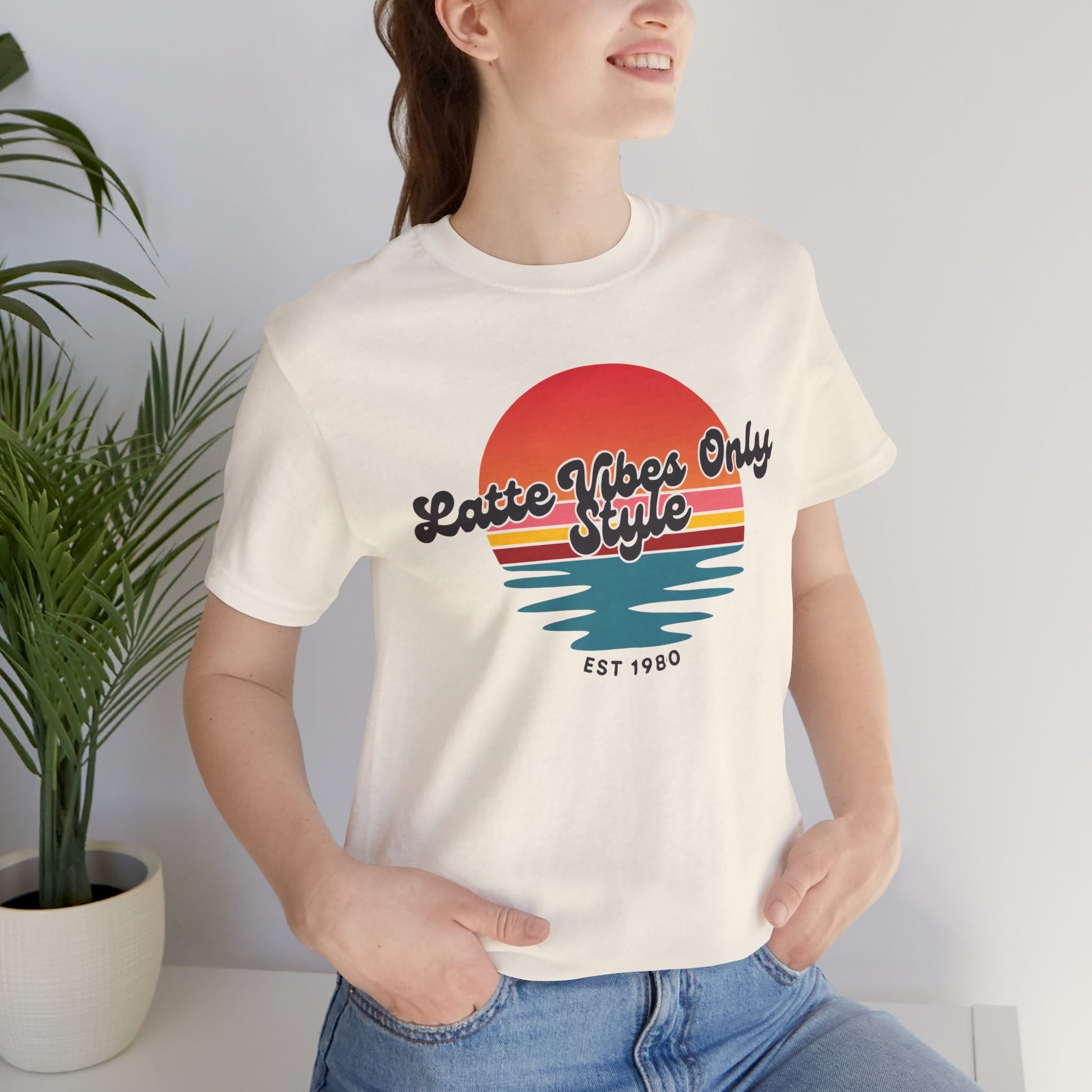 Latte Vibes Only T-Shirt Printify