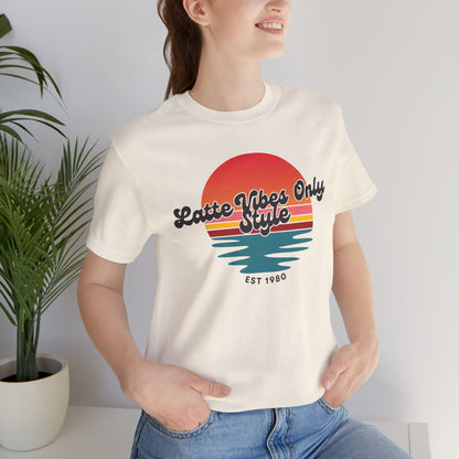 Latte Vibes Only T-Shirt Printify