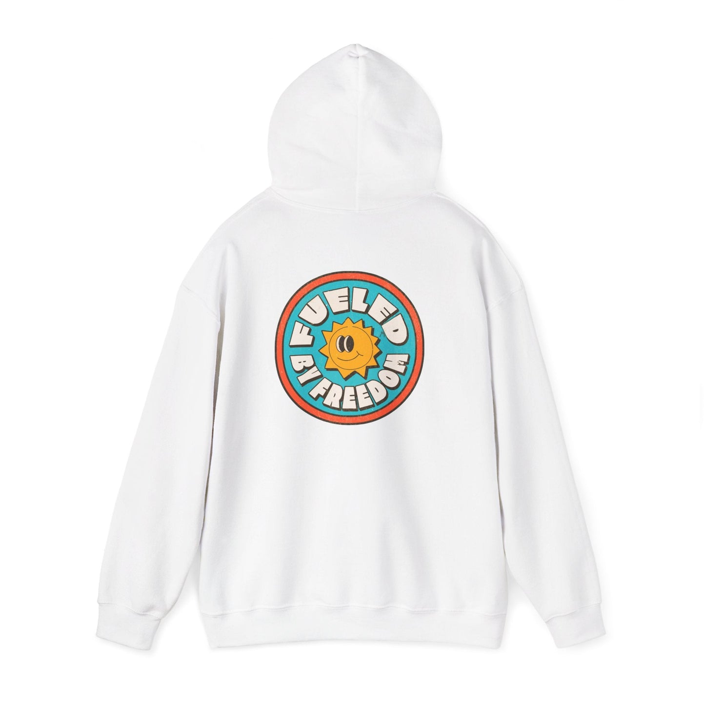 Hooded Sweatshirt Fueled by Freedom Boho Wear