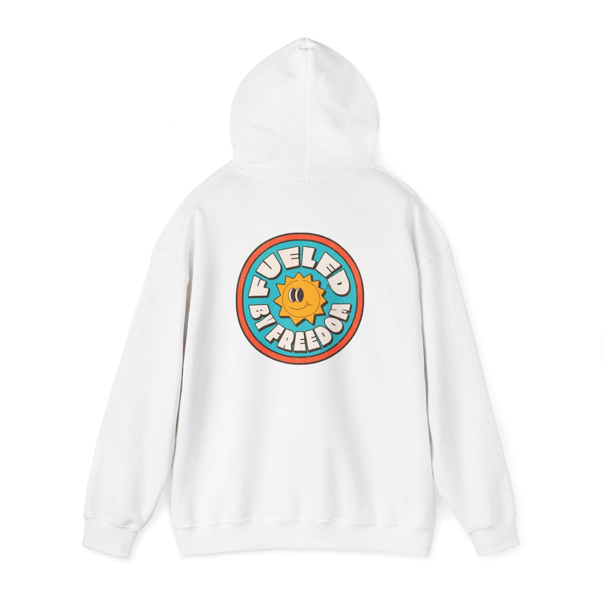 Hooded Sweatshirt Fueled by Freedom Boho Wear