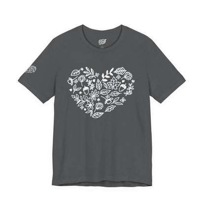 Floral Heart Tee Printify