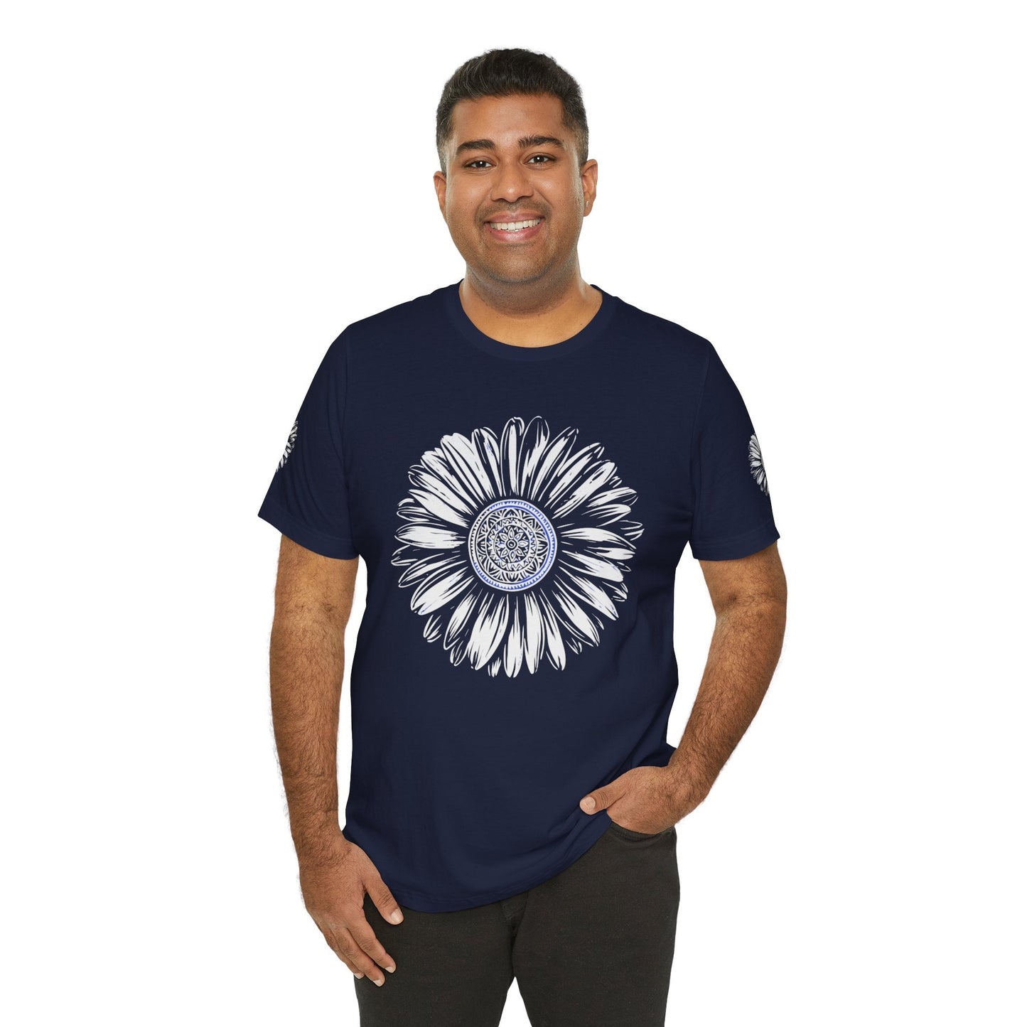 Boho Blue Mandala Tee Boho Wear