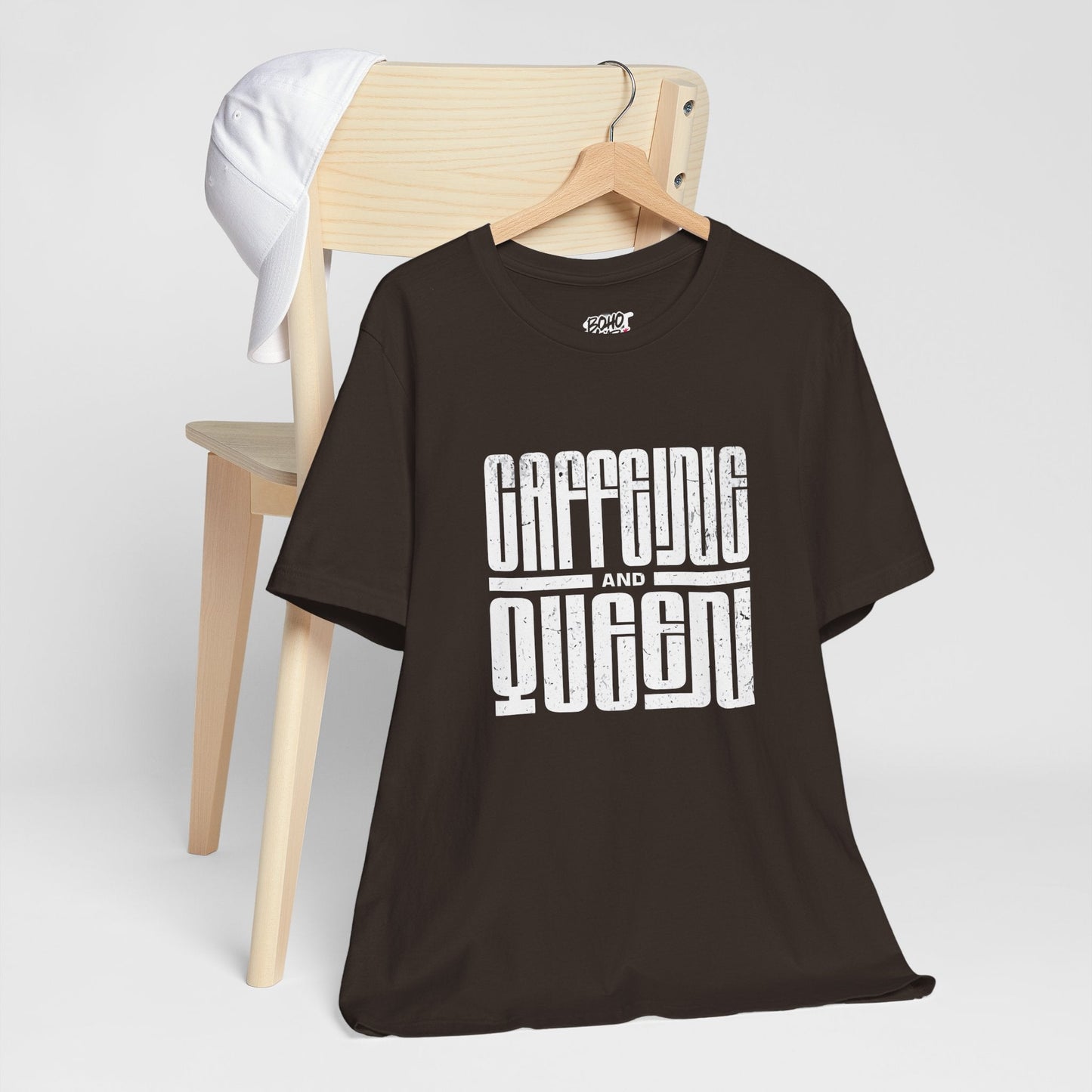 T-Shirt for Coffee Lovers - Caffeine Queen Design Printify