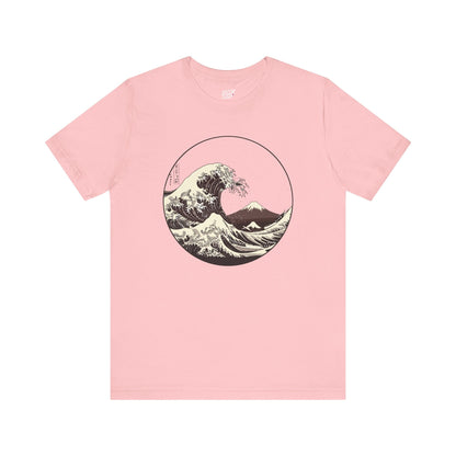 Ocean Wave Graphic Tee | Cool Casual Wear, Beach Lover Gift, Art Inspired Shirt, Summer Attire, Gift for Him/Her Printify