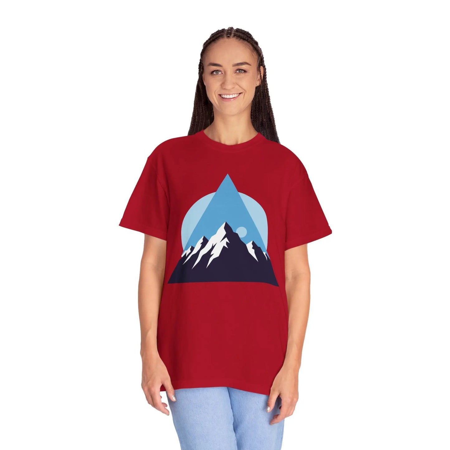 Mountain Adventure Unisex Garment-Dyed T-shirt | Nature Lover Shirt, Outdoor Gift, Hiking Tee, Graphic Tee, Travel Apparel Boho Wear