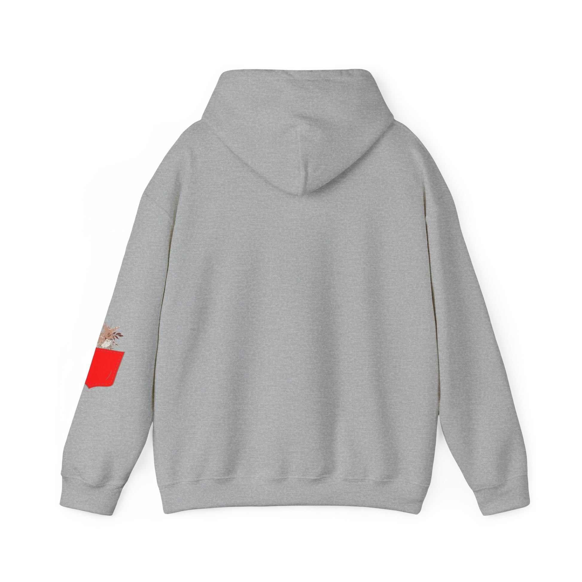 Funny Botanic Autumn Unisex Hoodie Sweatshirt with Pocket Flowers Printify