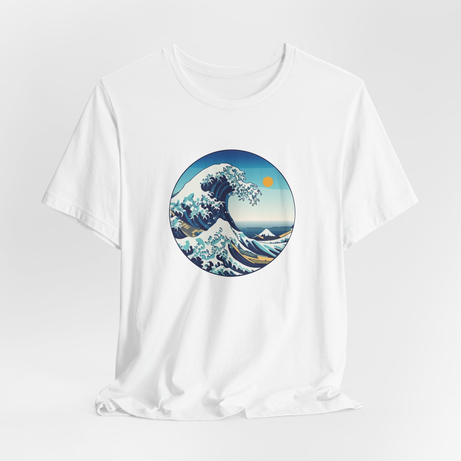 Ocean Wave Graphic Tee - Perfect for Beach Lovers, Summer Vibes, Casual Outfits, Gift for Surfers, Eco-Friendly Fashion Printify