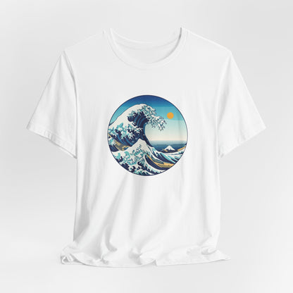 Ocean Wave Graphic Tee - Perfect for Beach Lovers, Summer Vibes, Casual Outfits, Gift for Surfers, Eco-Friendly Fashion Printify