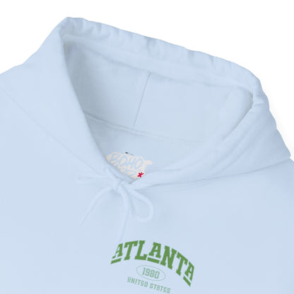 Atlanta Vintage Hooded Sweatshirt - Cozy Casual Wear for Every Occasion, Unisex Sweatshirt, Retro Hoodie, Gift for Atlanta Fans Boho Wear