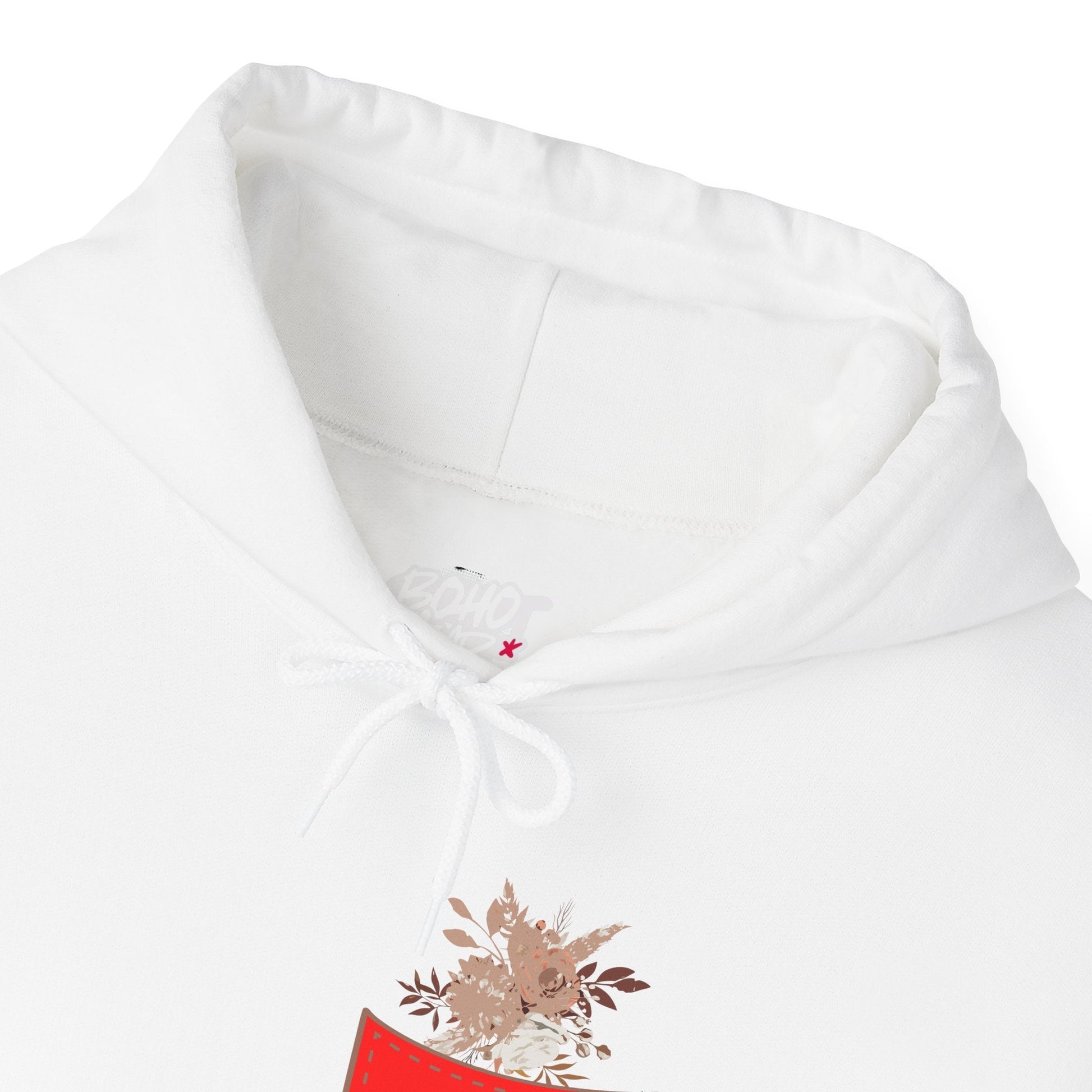 Funny Botanic Autumn Unisex Hoodie Sweatshirt with Pocket Flowers Printify