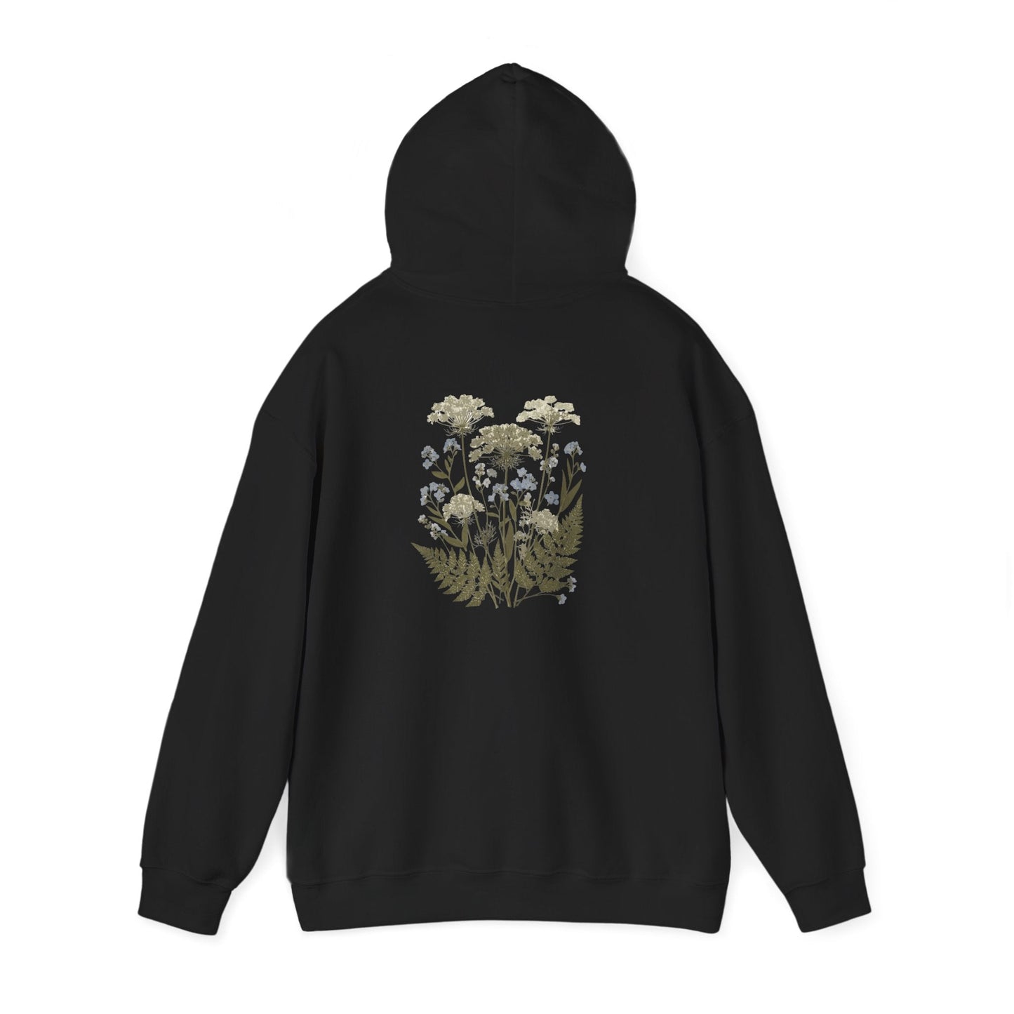 Botanical Print Unisex Hoodie - Embrace Nature Boho Wear