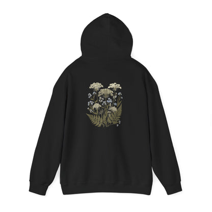 Botanical Print Unisex Hoodie - Embrace Nature Boho Wear