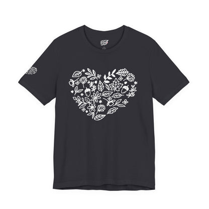 Floral Heart Tee Printify
