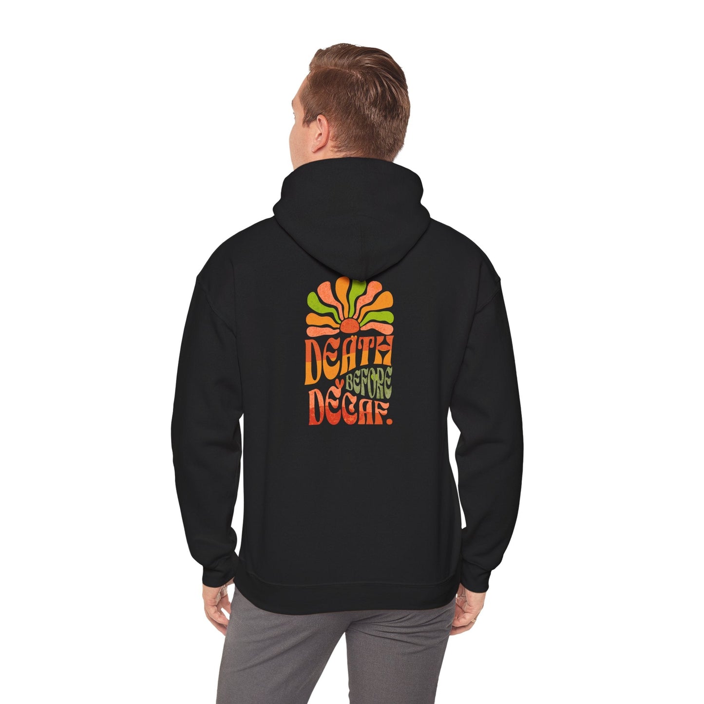 Colorful Retro Hoodie - Perfect for Cozy Days and Celebrations Printify