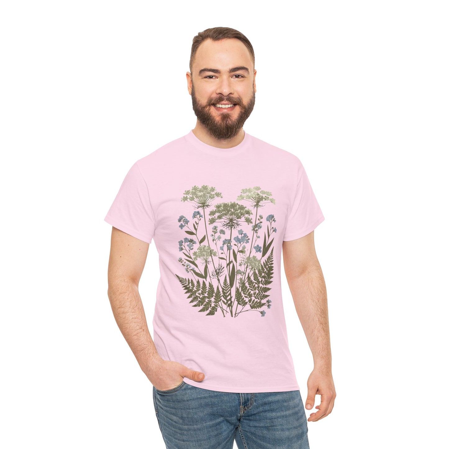 Botanical Art Unisex Heavy Cotton Tee