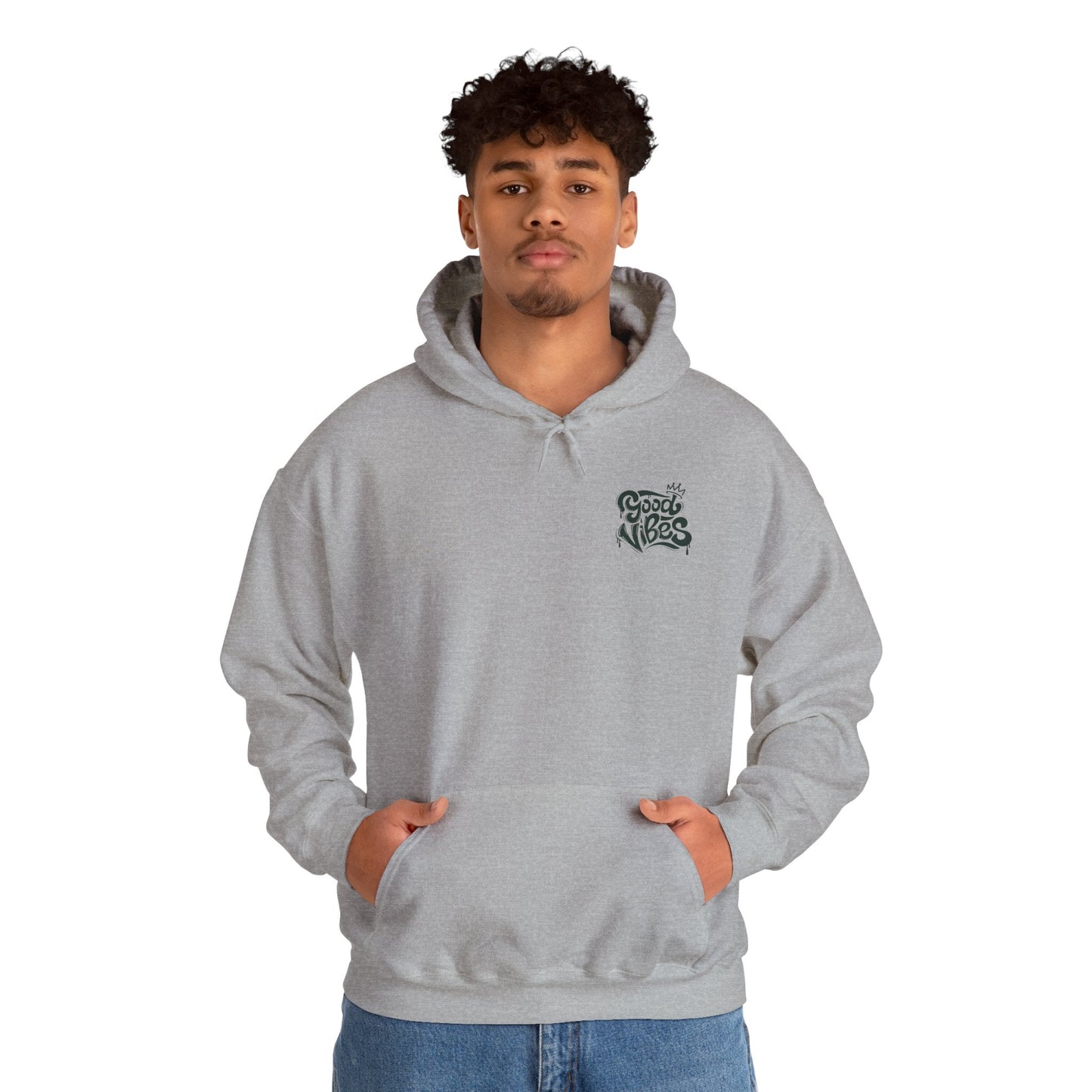 Good Vibes Unisex Heavy Blend Hoodie Printify