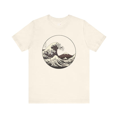 Ocean Wave Graphic Tee | Cool Casual Wear, Beach Lover Gift, Art Inspired Shirt, Summer Attire, Gift for Him/Her Printify