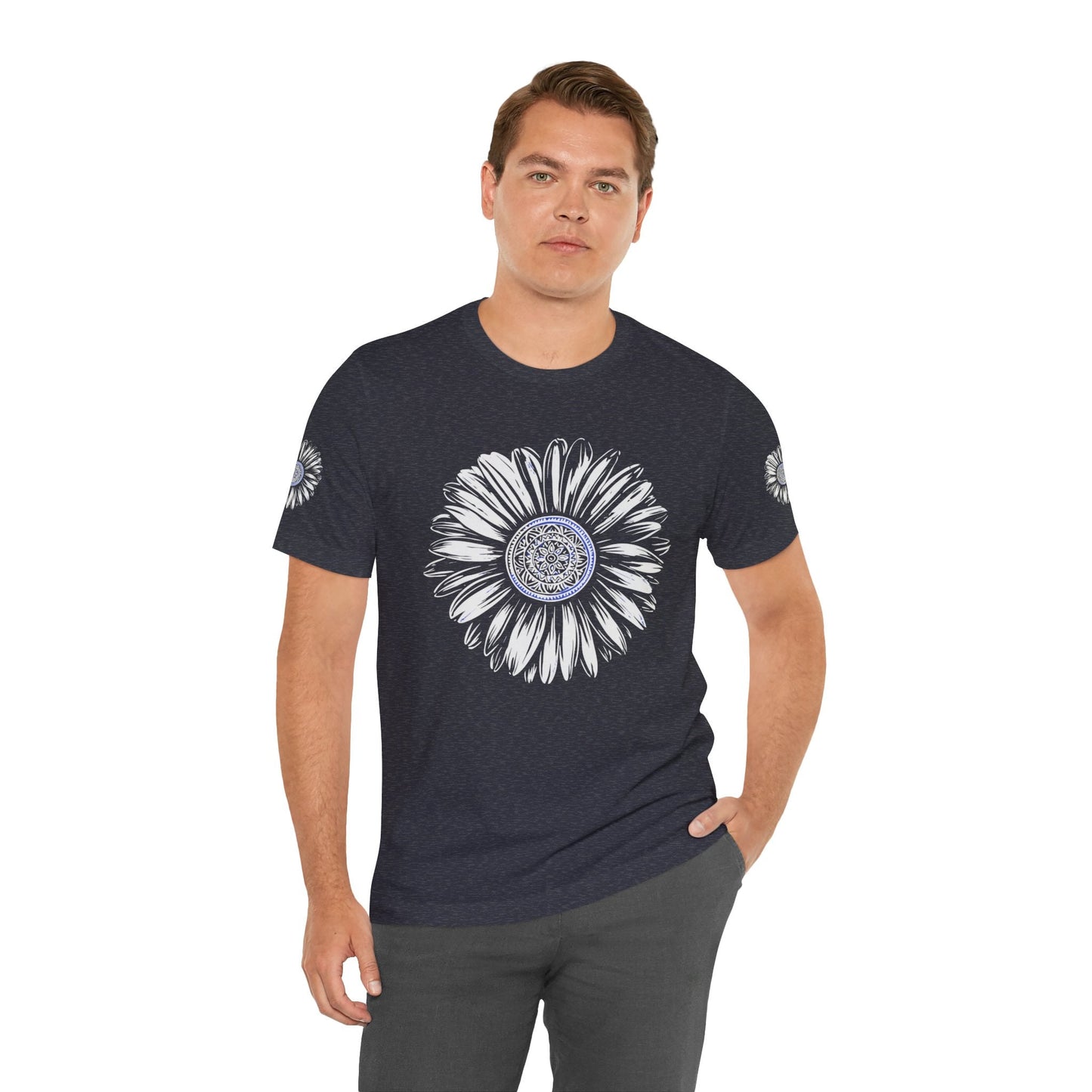 Boho Blue Mandala Tee Boho Wear