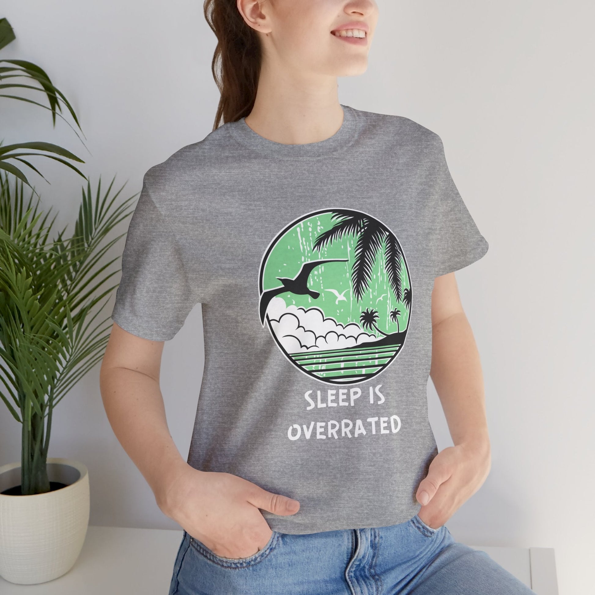 Sleepy Days Unisex Tee: Beach Lovers Boho Wear