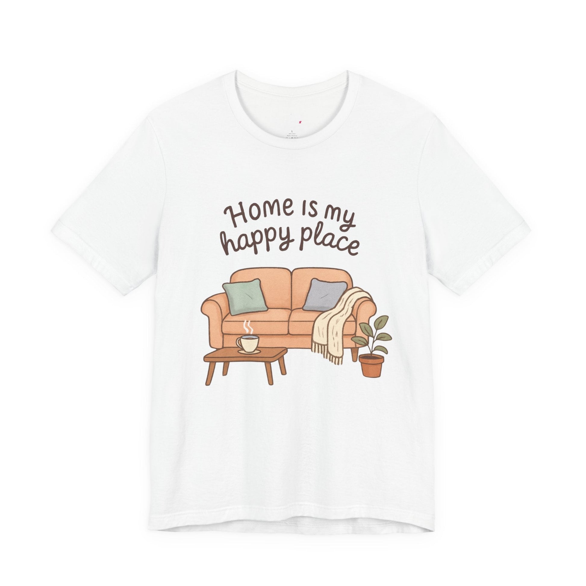 T-Shirt - Home is my Happy Place - Unisex Jersey Short Sleeve Tee Printify