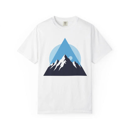 Mountain Adventure Unisex Garment-Dyed T-shirt | Nature Lover Shirt, Outdoor Gift, Hiking Tee, Graphic Tee, Travel Apparel Printify