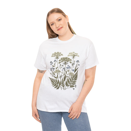 Botanical Art Unisex Heavy Cotton Tee Printify