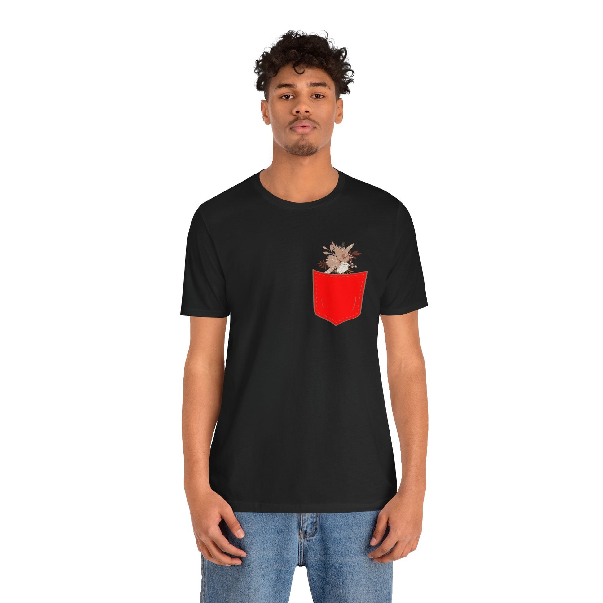 Pocket and Dry Flowers Tee Printify