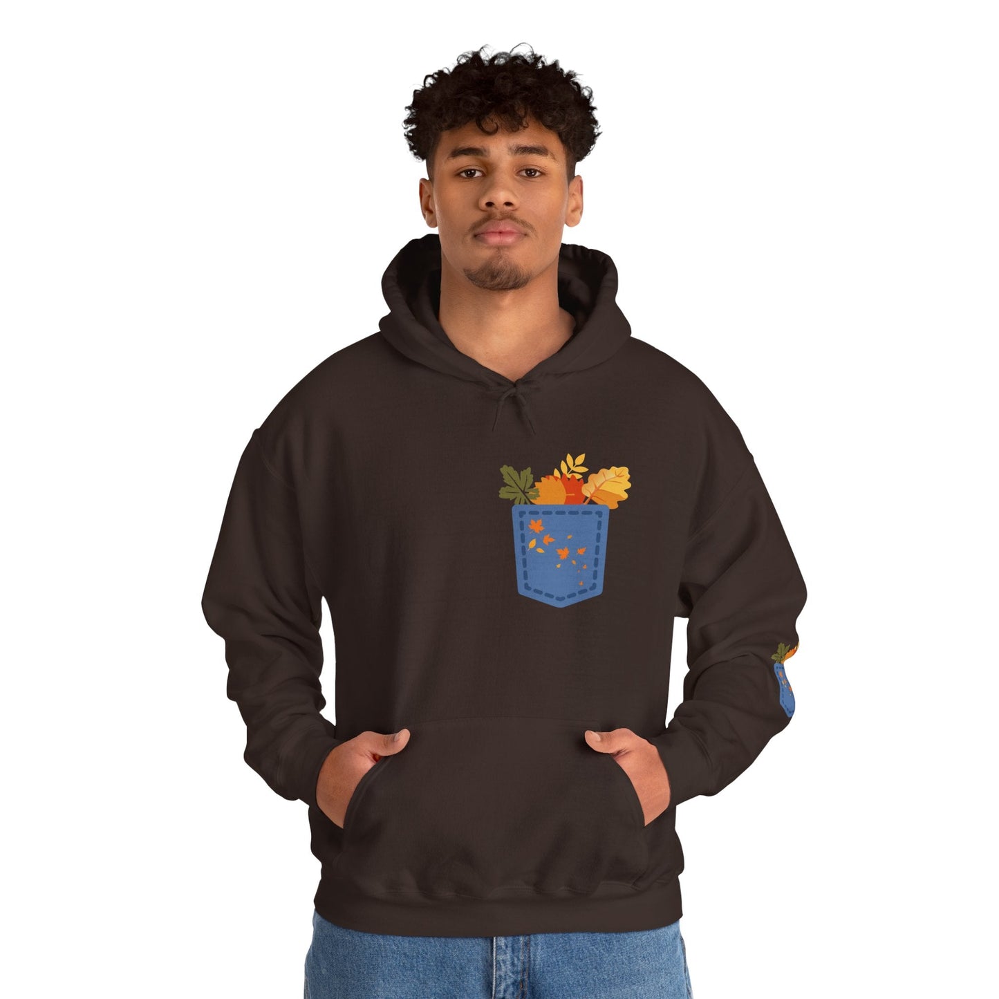 Floral Pocket Hoodie - Cozy Unisex Sweatshirt for Gardening Lovers Boho Wear