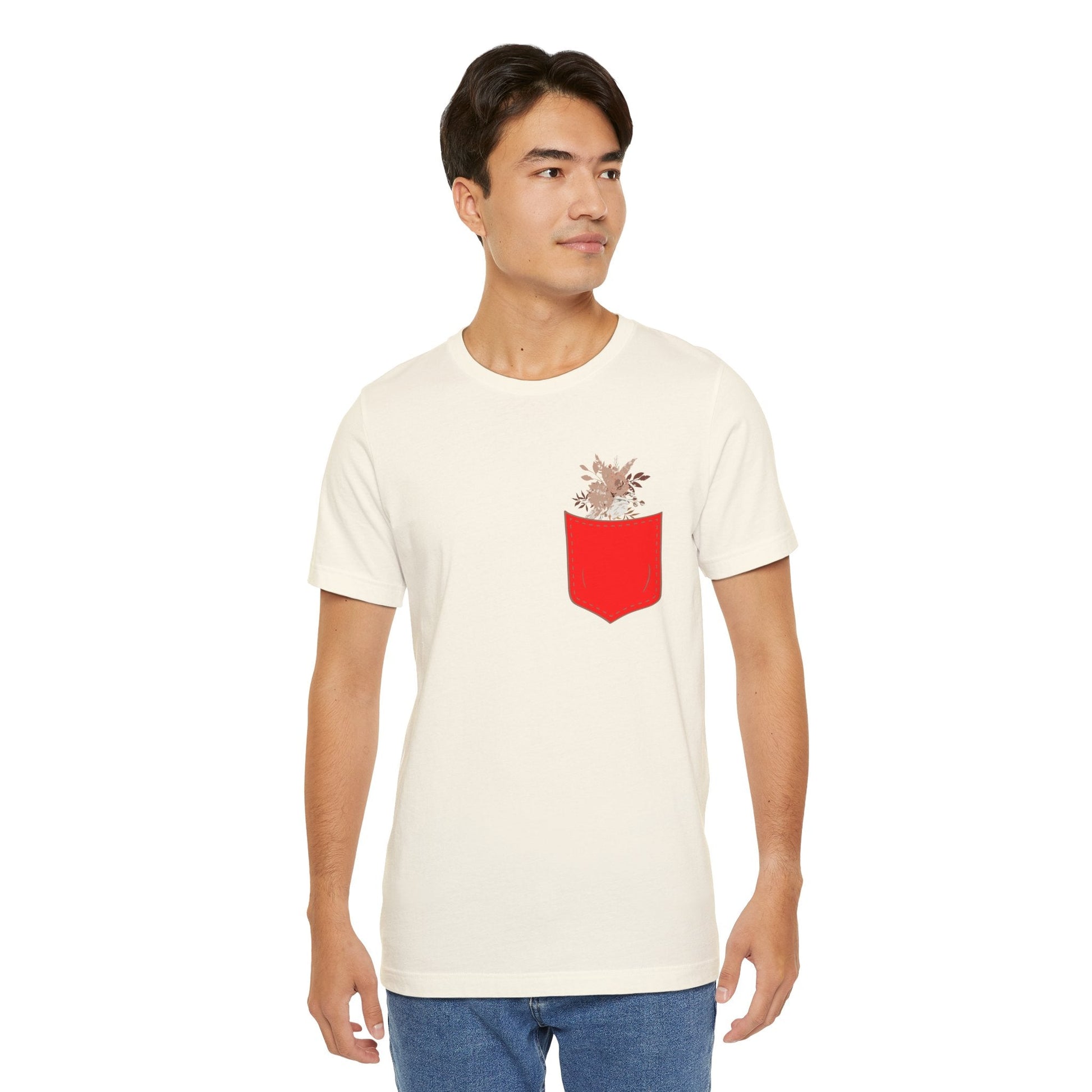 Pocket and Dry Flowers Tee Printify