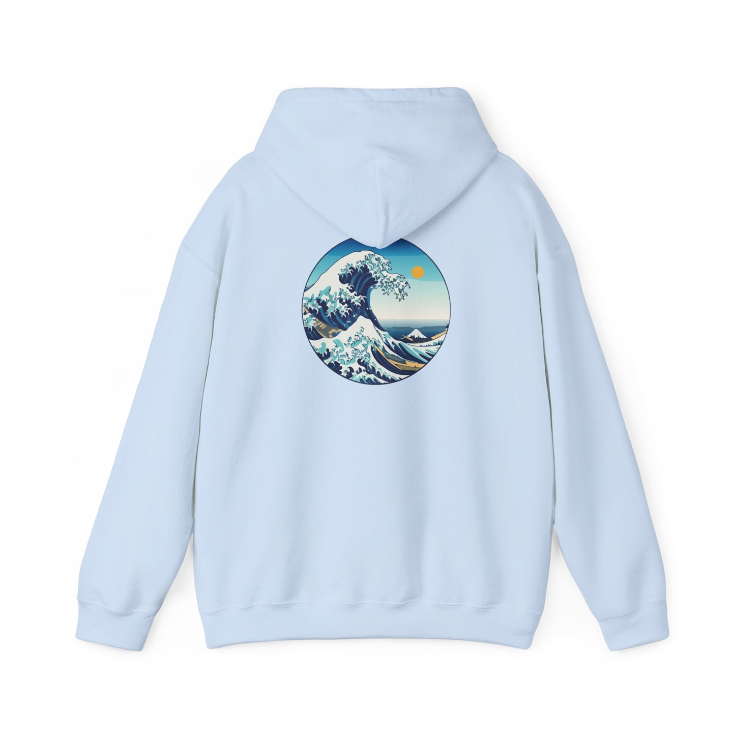Ocean Wave Graphic Hoodie, Cozy Unisex Sweatshirt, Nature Lover Gift, Beach Vibes Apparel, Art-Inspired Clothing Boho Wear