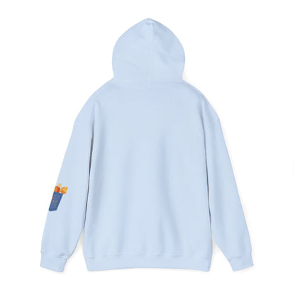 Floral Pocket Hoodie - Cozy Unisex Sweatshirt for Gardening Lovers Boho Wear