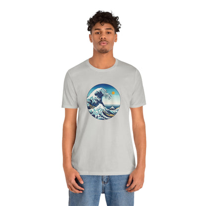 Ocean Wave Graphic Tee - Perfect for Beach Lovers, Summer Vibes, Casual Outfits, Gift for Surfers, Eco-Friendly Fashion Printify