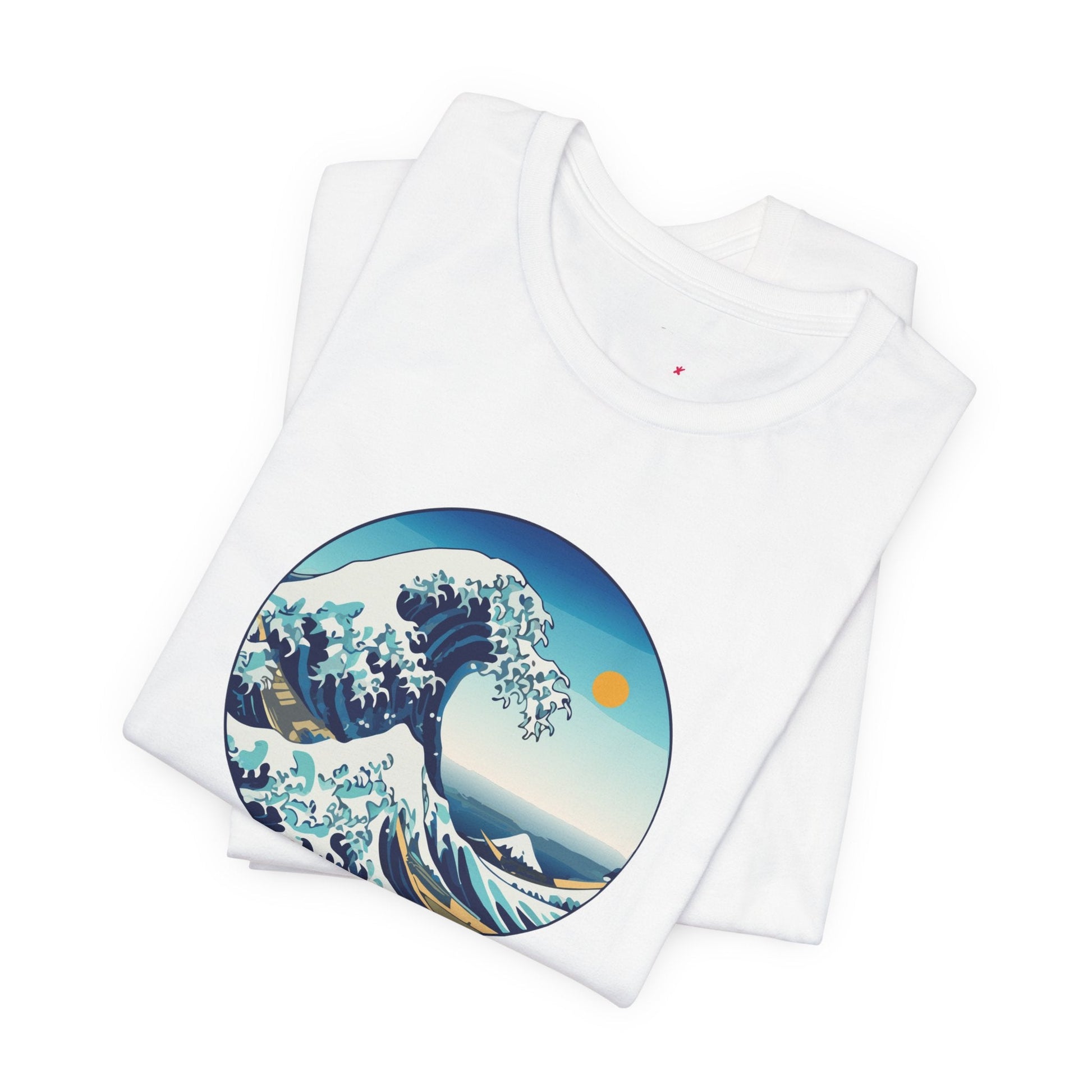 Ocean Wave Graphic Tee - Perfect for Beach Lovers, Summer Vibes, Casual Outfits, Gift for Surfers, Eco-Friendly Fashion Printify