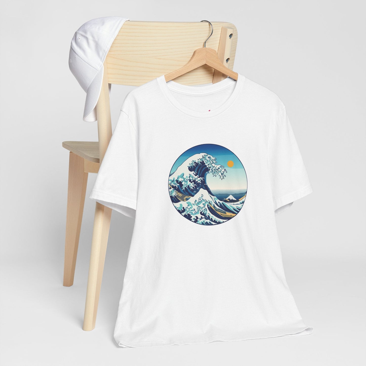 Ocean Wave Graphic Tee - Perfect for Beach Lovers, Summer Vibes, Casual Outfits, Gift for Surfers, Eco-Friendly Fashion Printify
