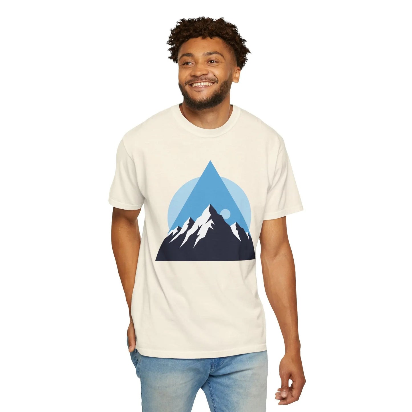 Mountain Adventure Unisex Garment-Dyed T-shirt | Nature Lover Shirt, Outdoor Gift, Hiking Tee, Graphic Tee, Travel Apparel Boho Wear
