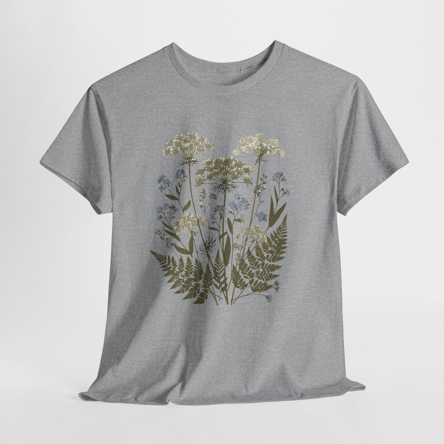 Botanical Art Unisex Heavy Cotton Tee Printify