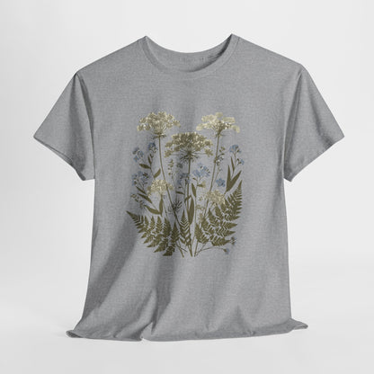 Botanical Art Unisex Heavy Cotton Tee Printify