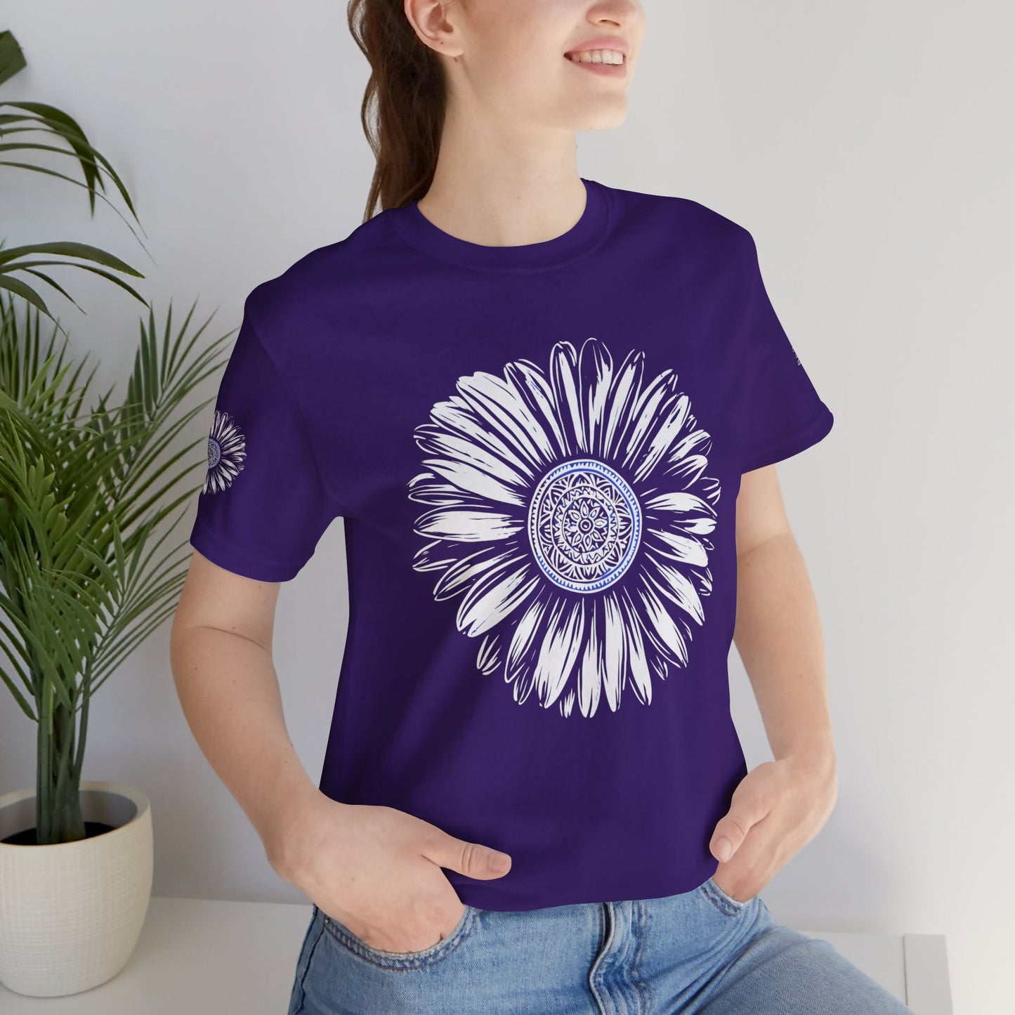Boho Blue Mandala Tee Boho Wear