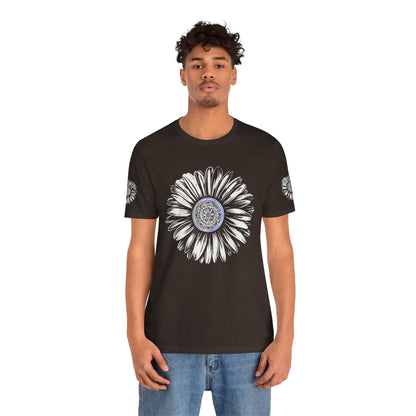Boho Blue Mandala Tee Printify