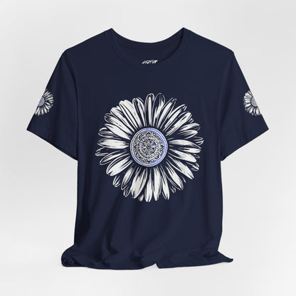 Boho Blue Mandala Tee Boho Wear