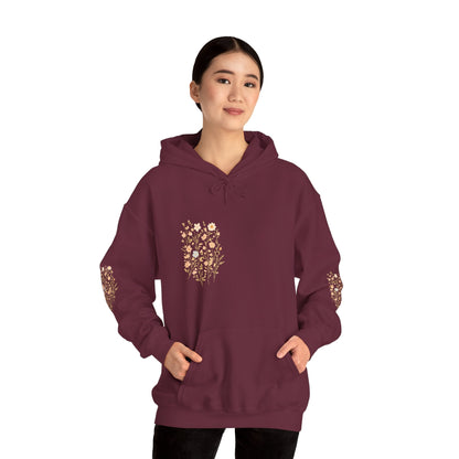 Hooded Sweatshirt - Wildflower Harmony Printify