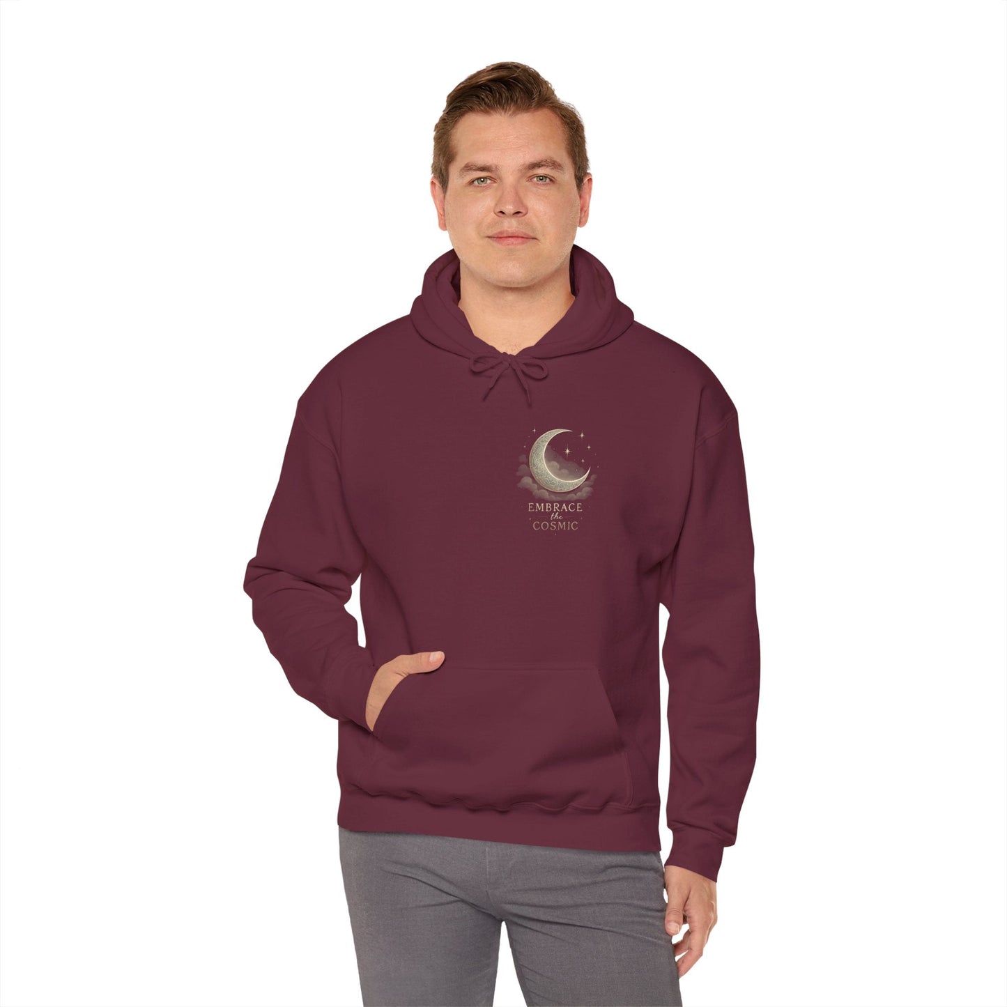 Space Embrace Hoodie Sweatshirt Printify