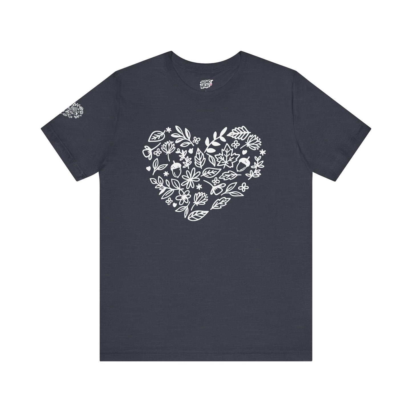 Floral Heart Tee Printify