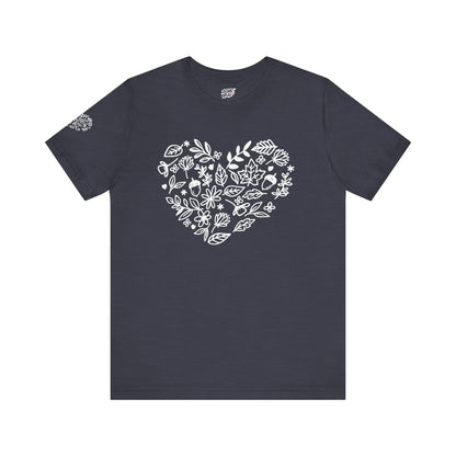 Floral Heart Tee Printify