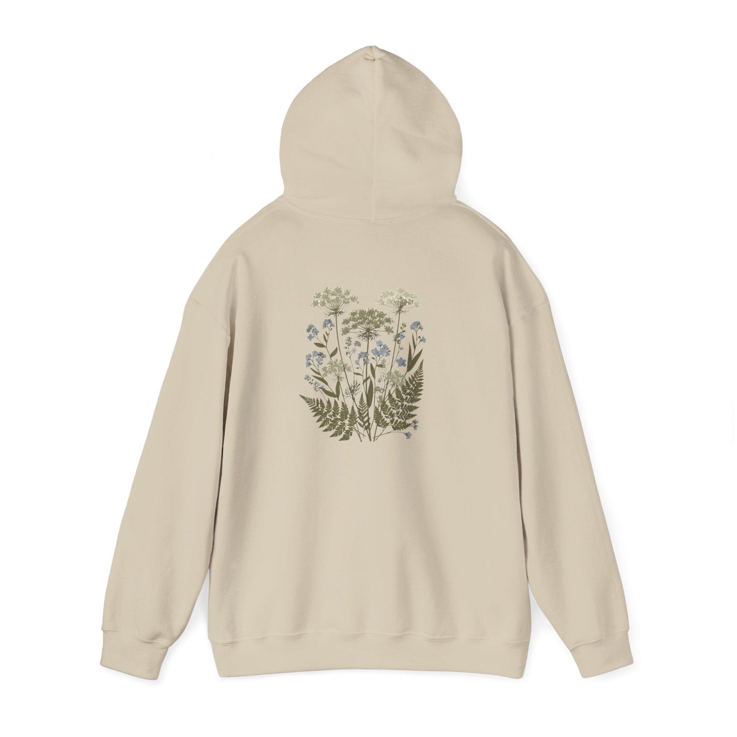 Botanical Print Unisex Hoodie - Embrace Nature Boho Wear