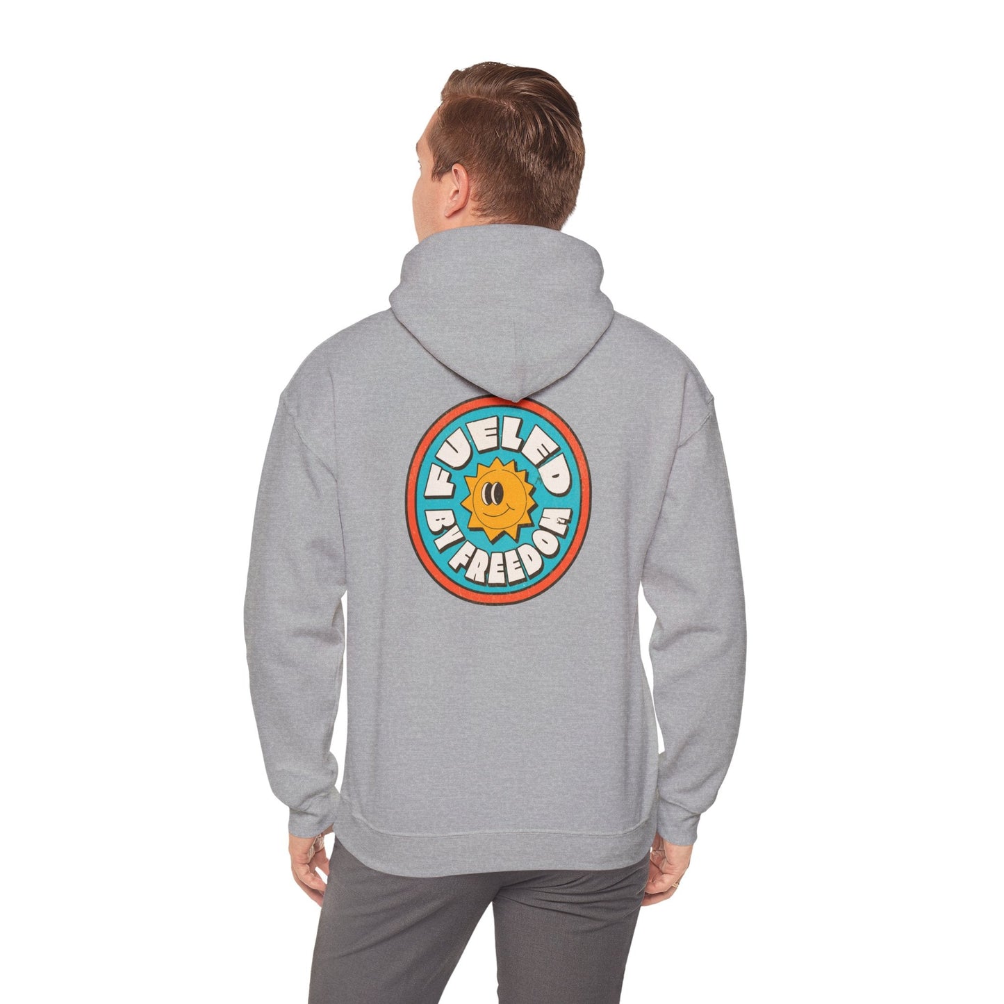 Hooded Sweatshirt Fueled by Freedom Boho Wear