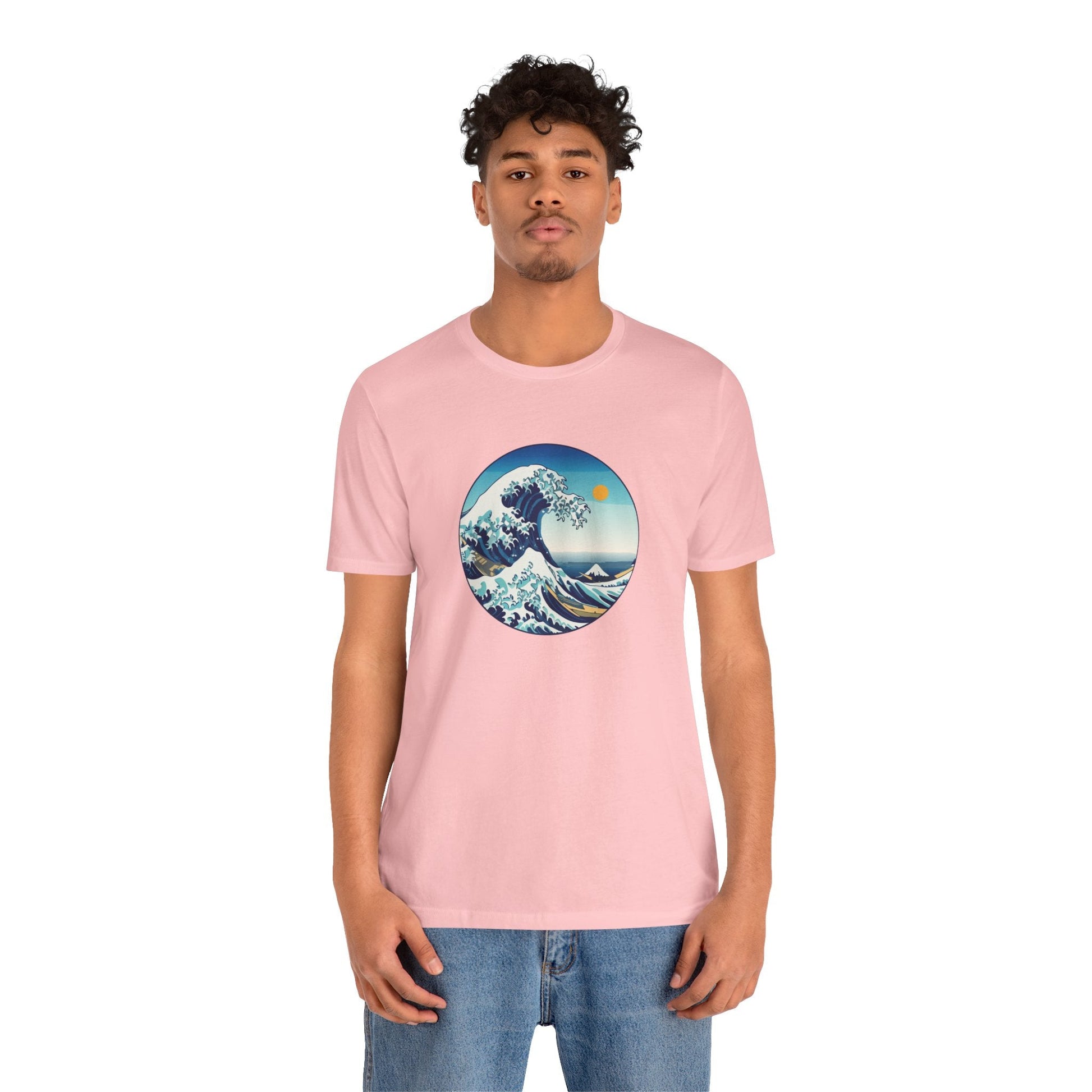 Ocean Wave Graphic Tee - Perfect for Beach Lovers, Summer Vibes, Casual Outfits, Gift for Surfers, Eco-Friendly Fashion Boho Wear