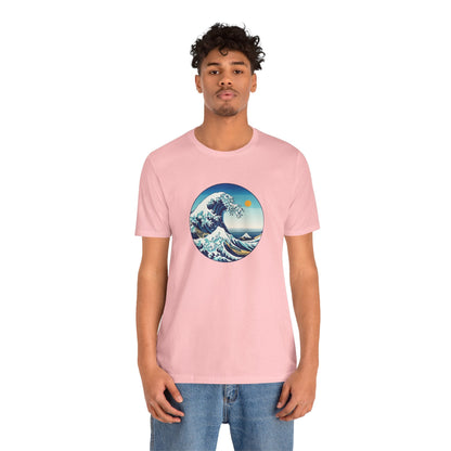 Ocean Wave Graphic Tee - Perfect for Beach Lovers, Summer Vibes, Casual Outfits, Gift for Surfers, Eco-Friendly Fashion Boho Wear