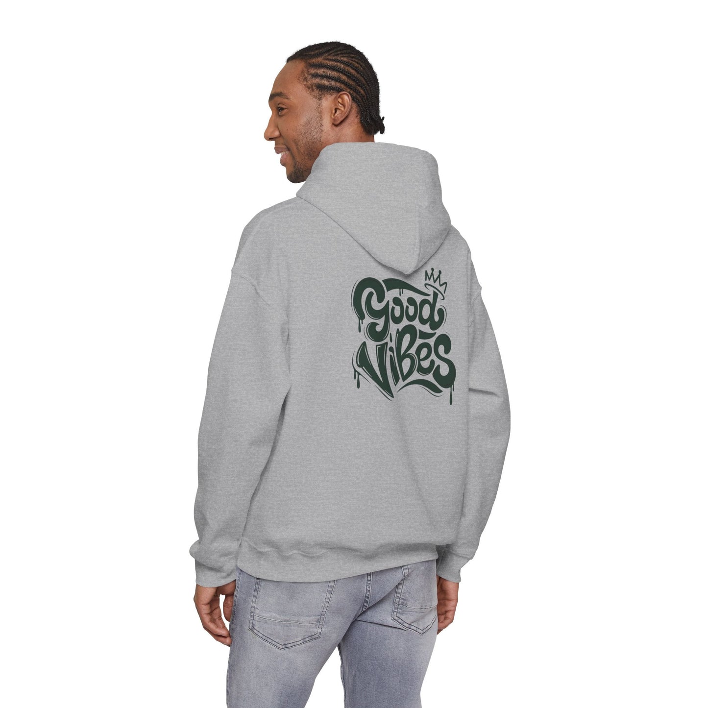 Good Vibes Unisex Heavy Blend Hoodie Printify